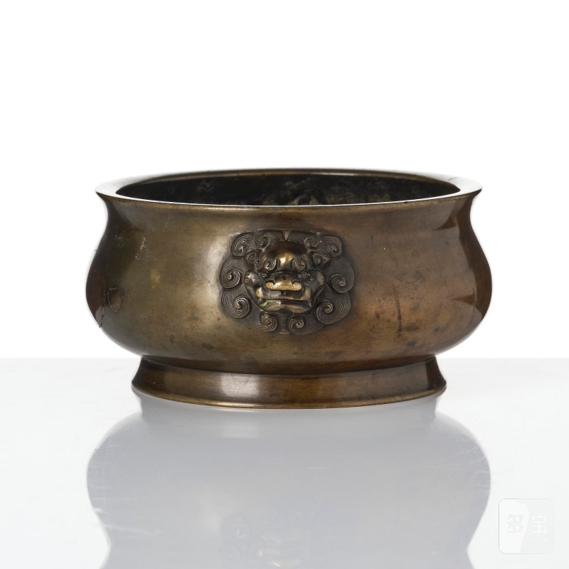 A bronze censer, - 图4